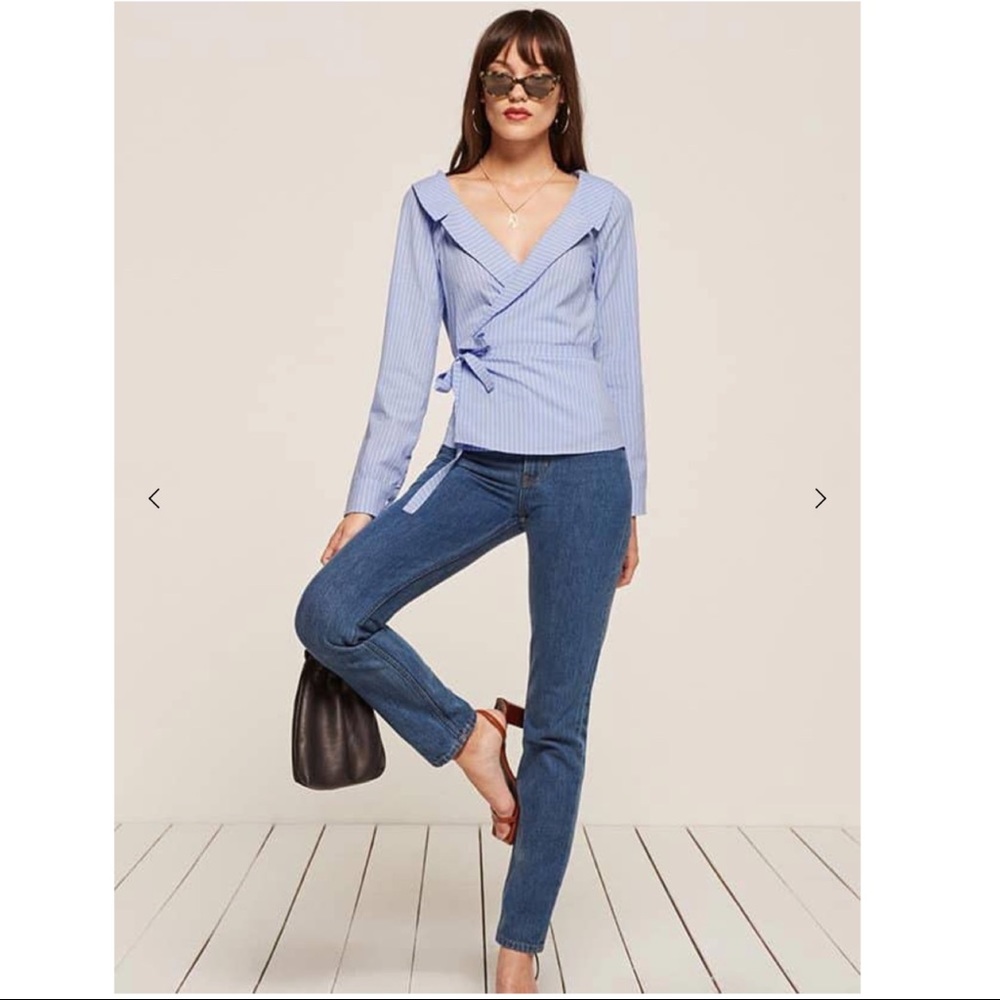 Reformation Dimitri Top, color Drift, size Small